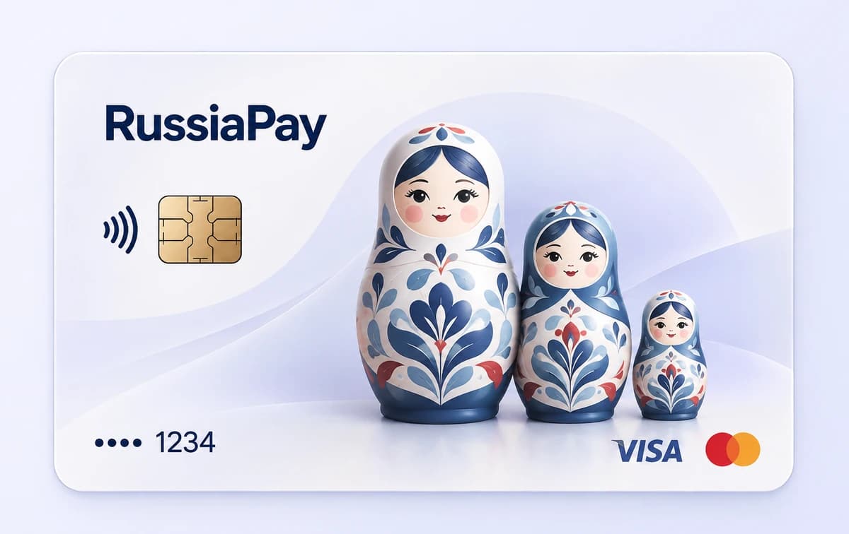 Светлая виртуальная карта RussiaPay для оплаты зарубежных подписок